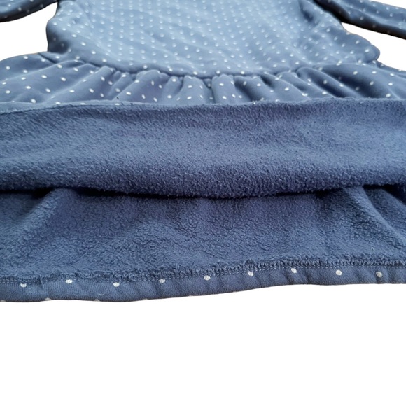 Mini Boden | Navy Polka Dot Sweatshirt Dress (9-10 yrs) - Picture 2 of 4